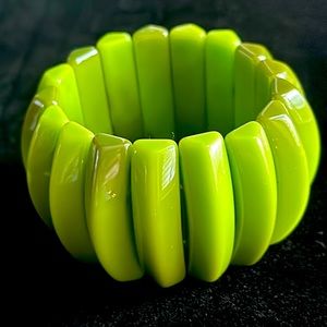 Vintage Acrylic Statement Bracelet